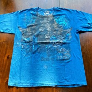 Ecko Unlimited Blue Graphic Tee Size L